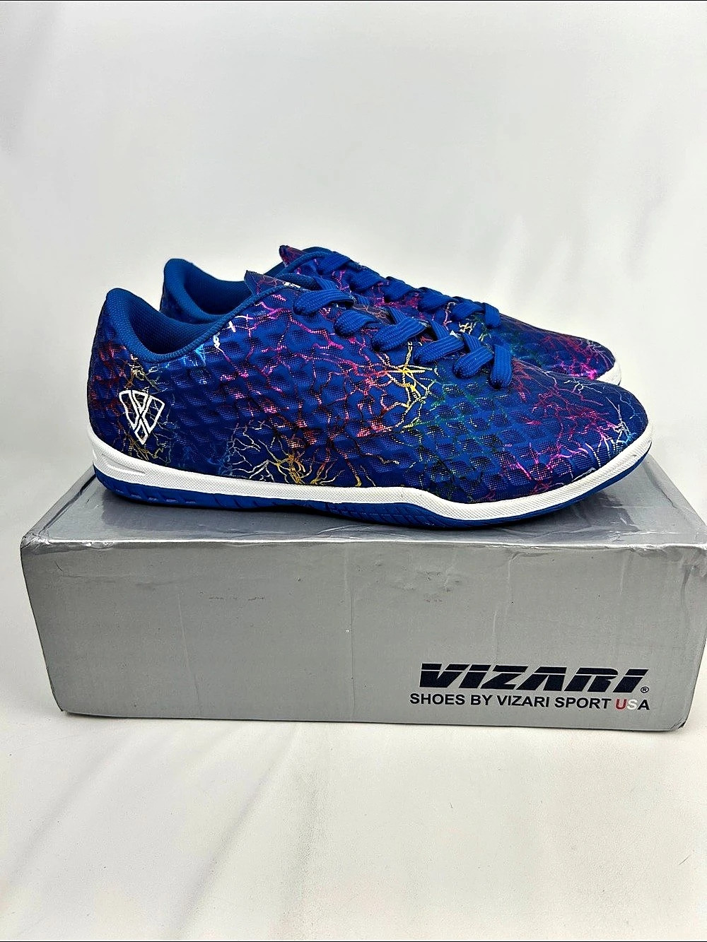 Vizari Zodiac JR Girls US 5J Blue & Pink Sneakers NWT